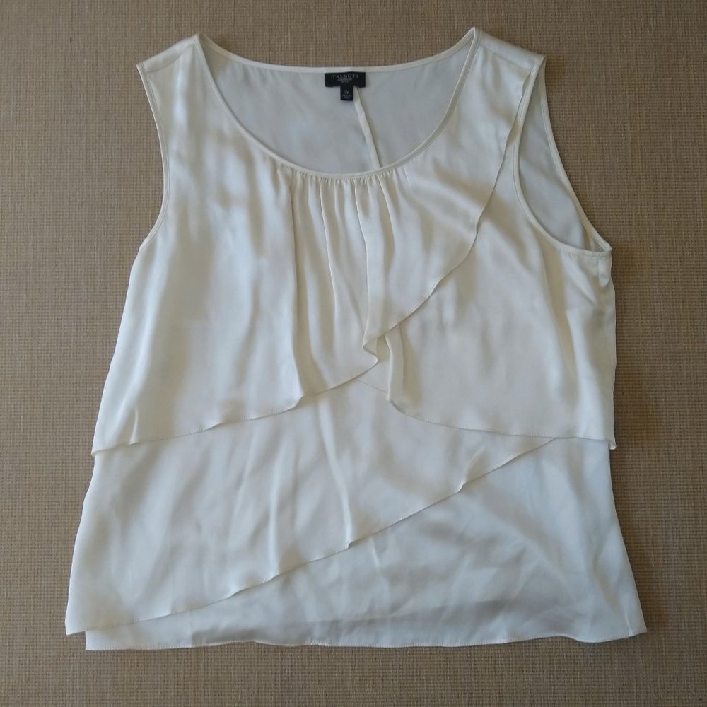 NWOT Talbots Silk Layered Tank Top